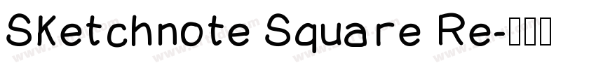 Sketchnote Square Re字体转换